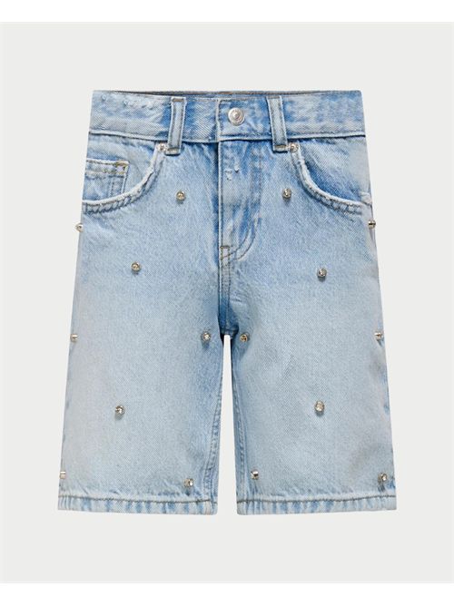 Only Kids Denim Shorts with Rhinestones ONLY | 15345159LIGHT BLUE DENIM